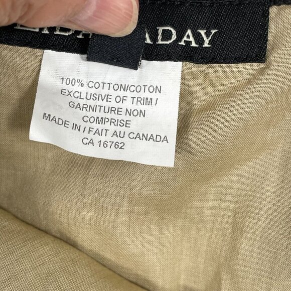 Lida Baday Black Eyelet Overlay Pleated Mini Skirt Size 4 Designer Quiet-Luxury - Picture 10 of 14